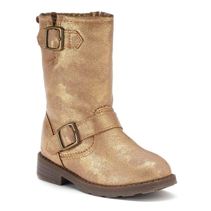 Carter's Aqion Toddler Girls' Riding Boots, Girl's, Size: 9 T, Red/coppr (rust/coppr)