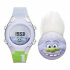 Dreamworks Trolls Guy Diamond Kids' Digital Light-up Watch & Pin Set, Girl's, Size: Large, Purple