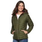 Women's Columbia Oyanta Trail Hooded Insulated Jacket, Size: Small, Green