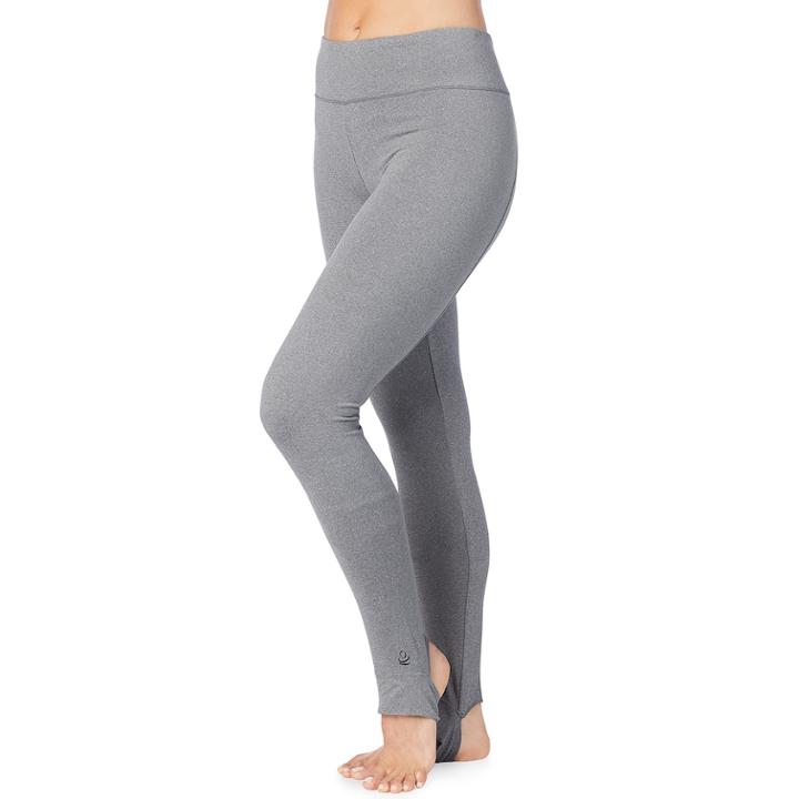 Women's Cuddl Duds Smooth Layer Leggings, Size: Medium, Silver