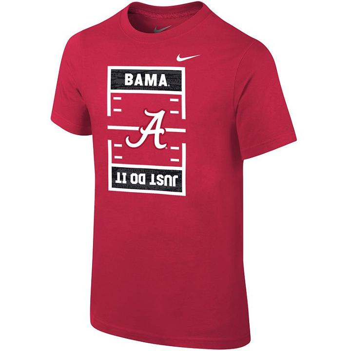 Boys 8-20 Nike Alabama Crimson Tide Football Tee, Size: S 8, Red