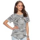 Juniors' Grayson Threads Inhale Exhale Graphic Camouflage Top, Teens, Size: Small, Ovrfl Oth