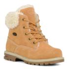 Lugz Empire Hi Faux-fur Grade School Kids' Water-resistant Boots, Kids Unisex, Size: 4.5, Beig/green (beig/khaki)