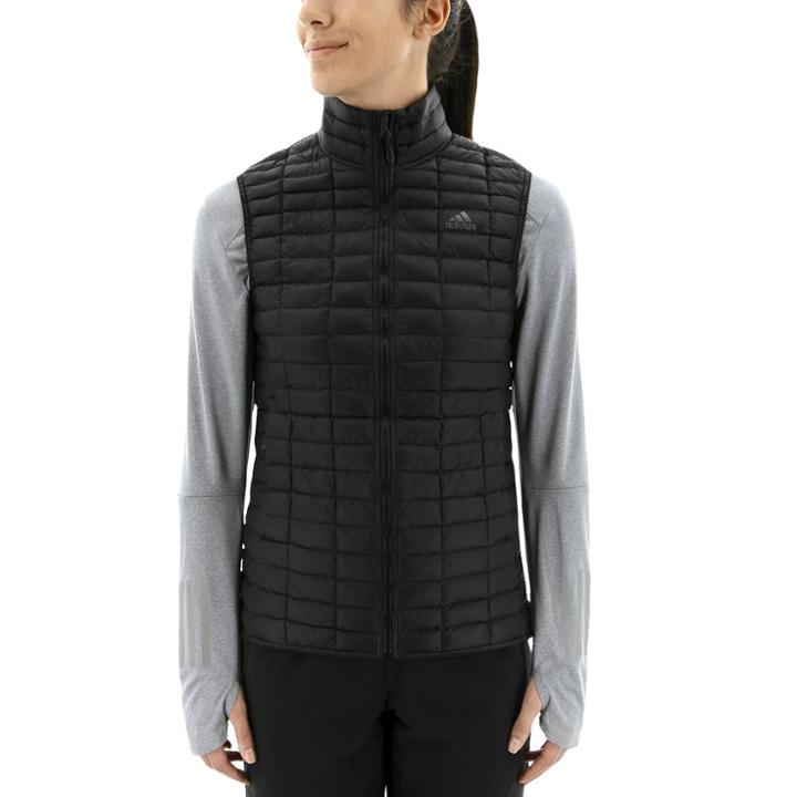 Women's Adidas Outdoor Flyloft Quilted Puffer Vest, Size: Medium, Black