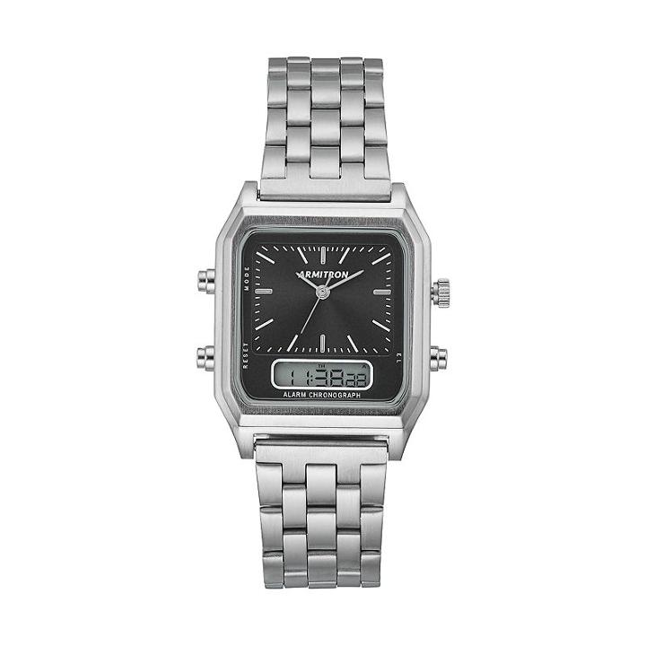 Armitron Men's Analog-digital Watch - 20/5124bksv, Grey