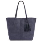 Sonoma Goods For Life&trade; Winona Laced Tassel Tote, Women's, Blue