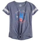 Girls 7-16 & Plus Size So&reg; Knot Graphic Tee, Size: 16, Dark Blue