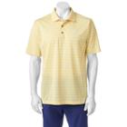Men's Pebble Beach Classic-fit Striped Performance Golf Polo, Size: Xl, Yellow Oth