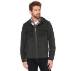 Big & Tall Levi's&reg; Fleece Mixed Media Hooded Jacket, Men's, Size: 3xb, Dark Grey