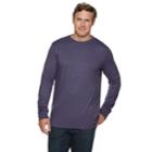 Big & Tall Croft & Barrow&reg; Classic-fit Easy-care Crewneck Tee, Men's, Size: 4xb, Drk Purple