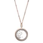 Lc Lauren Conrad Long Round Shaker Pendant Necklace, Women's, Light Pink