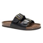 Muk Luks Parker Men's Buckle Sandals, Size: 12, Black