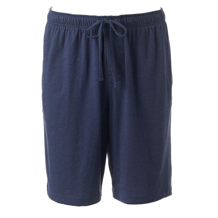Big & Tall Croft & Barrow&reg; Solid Knit Jams Shorts, Men's, Size: 3xb, Blue (navy)
