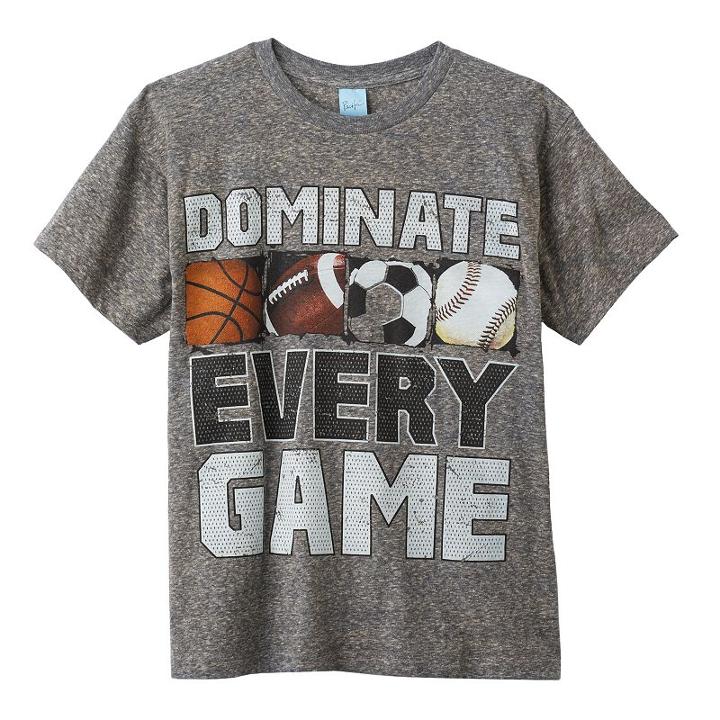 Boys 8-20 Dominate Every Game Tee, Boy's, Size: Xl, Oxford