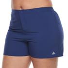 Plus Size Adidas Solid Swim Shorts, Women's, Size: 2xl, Med Blue