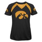Girls 7-16 Iowa Hawkeyes Fashion Tee, Girl's, Size: M(10-12), Black