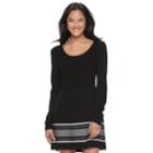 Juniors' Cloud Chaser Ribbed Sweater Dress, Teens, Size: Medium, Oxford