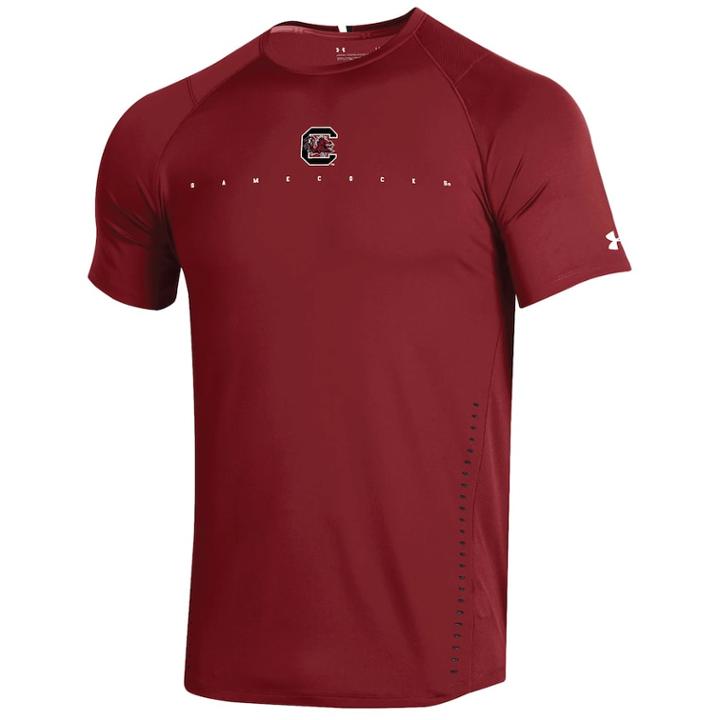 Men's Under Armour South Carolina Gamecocks Sideline Training Tee, Size: Small, Red