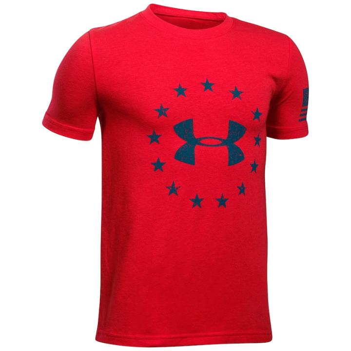 Boys 8-20 Under Armour Freedom Logo Tee, Size: Xl, Red