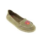 Women's Campus Cruzerz Clemson Tigers Cabo Slip-on Shoes, Size: 8, Beig/green (beig/khaki)