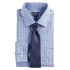 Men's Croft & Barrow&reg; Slim-fit Stretch-collar Dress Shirt And Patterned Tie, Size: M-34/35, Blue