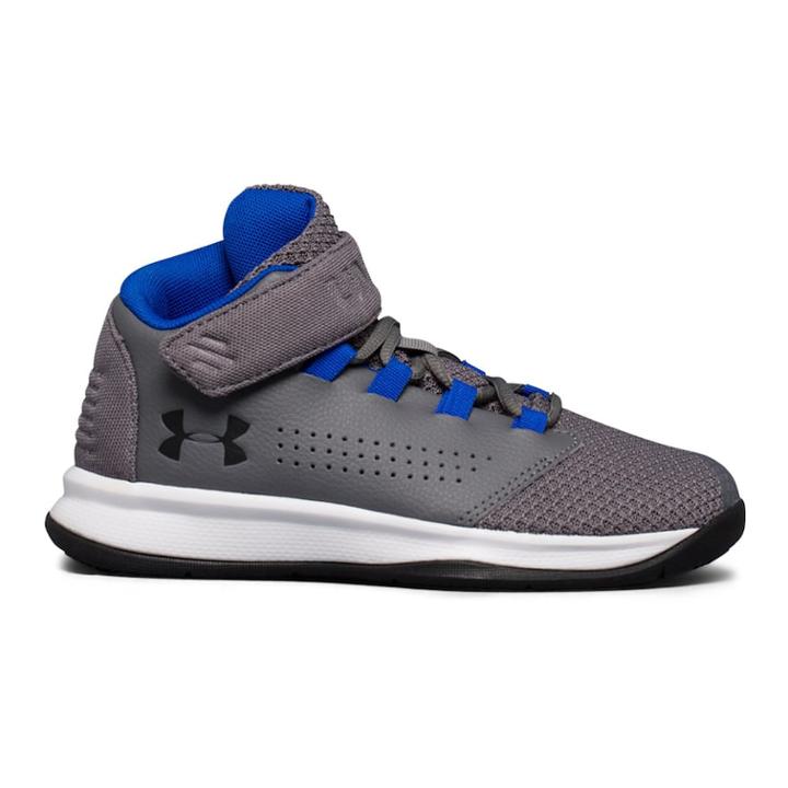 Under Armour Get B Zee Pre-school Boys' Basketball Shoes, Size: 3, Silver