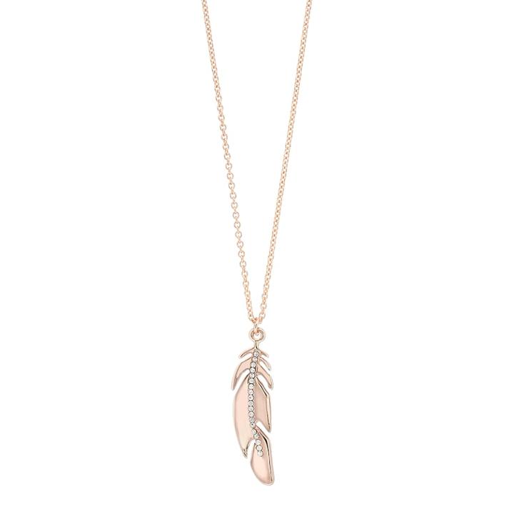 Lc Lauren Conrad Simulated Crystal Leaf Pendant Necklace, Women's, Light Pink