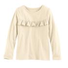 Girls 4-10 Jumping Beans&reg; Ruffle Yoke Tee, Size: 8, White Oth