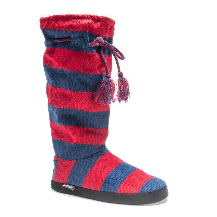 Muk Luks Game Day Women's Tall Slippers, Size: Medium, Blue