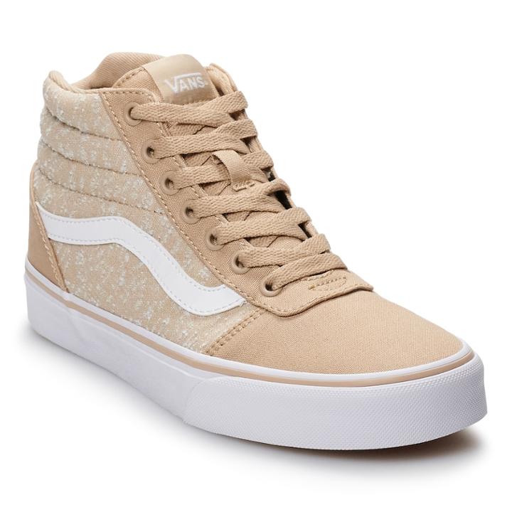 Vans Ward Hi Women's Skate Shoes, Size: 9, Med Beige