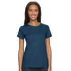 Women's Croft & Barrow&reg; Essential Crewneck Tee, Size: Medium, Blue