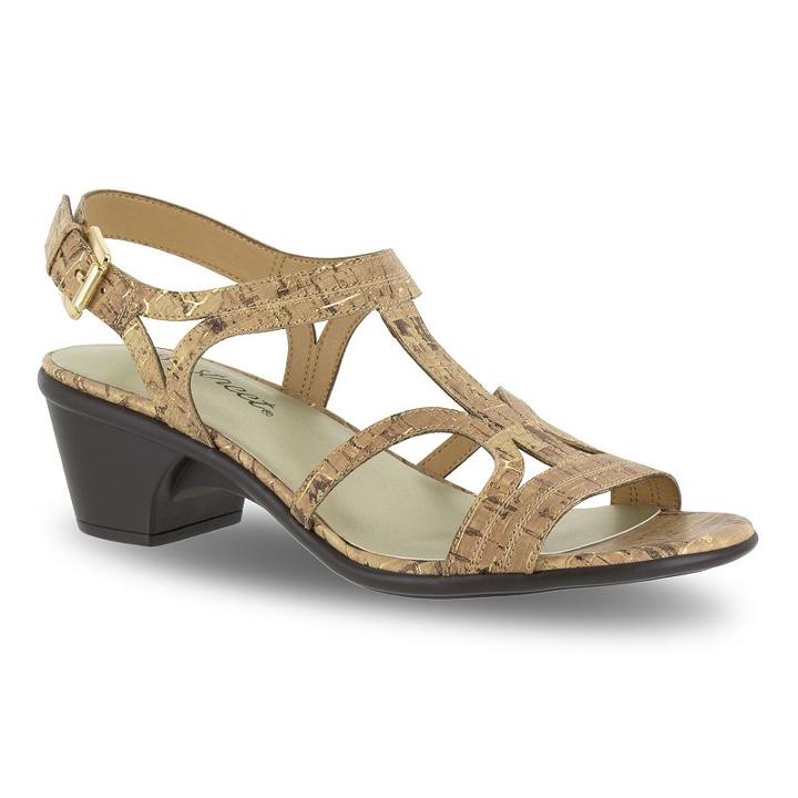 Easy Street Britney Women's Sandals, Size: Medium (8), Lt Beige