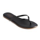 Lc Lauren Conrad Pixii Women's Flip Flops, Size: 9, Black