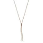 Lc Lauren Conrad Long Tri Tone Knotted Y Necklace, Women's, Multicolor