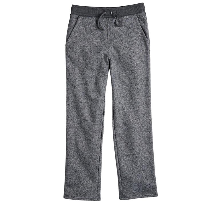 Boys 8-20 Urban Pipeline&reg; Varsity Fleece Pants, Size: Xl(18/20), Black