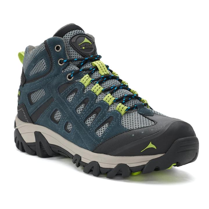 Pacific Mountain Blackburn Men's Waterproof Hiking Boots, Size: Medium (8.5), Blue
