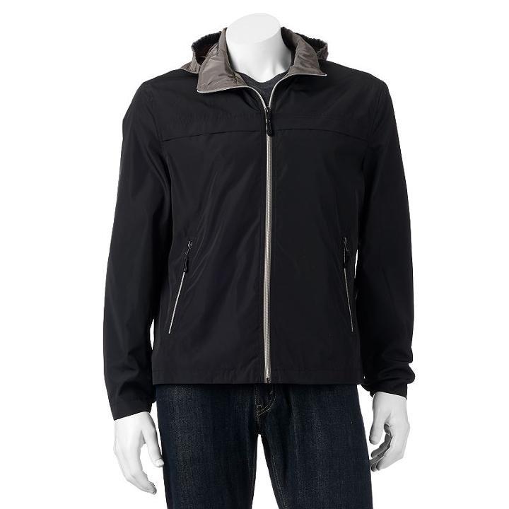 Big & Tall Fog By London Fog Hipster Classic-fit Packable Jacket, Men's, Size: Xxl Tall, Black