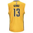 Adidas, Men's Indiana Pacers Paul George Replica Jersey, Size: Xxl, Gold