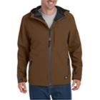 Men's Dickies Waterproof Breathable Hooded Jacket, Size: Large, Red/coppr (rust/coppr)