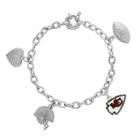 Kansas City Chiefs Charm Bracelet, Women's, Size: 7.5, White