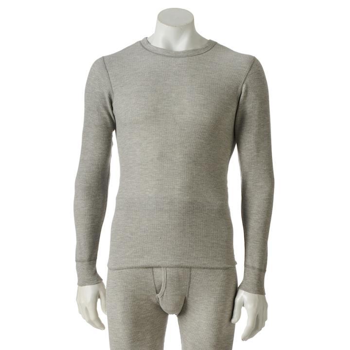 Big & Tall Hanes Ultimate X-temp Thermal Tee, Men's, Size: Xl Tall, Grey (charcoal)