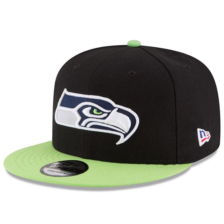 Men's New Era Seattle Seahawks 9fifty Flag Patch Snapback Cap, Ovrfl Oth