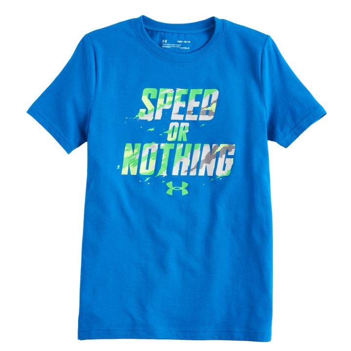 Boys 8-20 Under Armour Speed Or Nothing Tee, Size: Xl, Orange