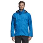 Men's Adidas Wandertag Climaproof Hooded Rain Jacket, Size: Xl, Med Blue