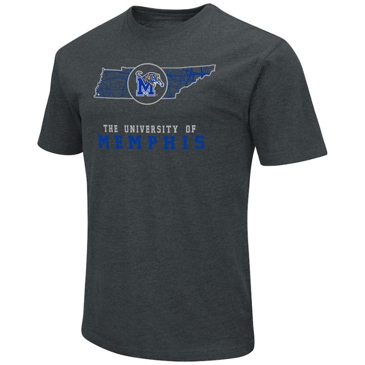 Men's Memphis Tigers State Tee, Size: Large, Blue (navy)