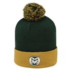 Adult Top Of The World Colorado State Rams Pom Knit Hat, Men's, Dark Green