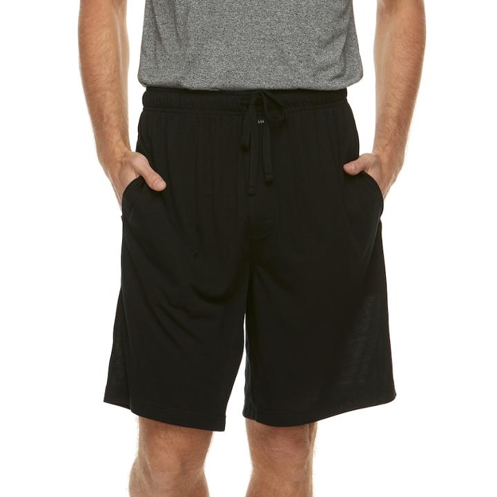 Men's Van Heusen Knit Sleep Shorts, Size: Large, Oxford