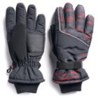 Boys 4-20 Tek Gear Ski Gloves, Size: 4-7, Dark Grey