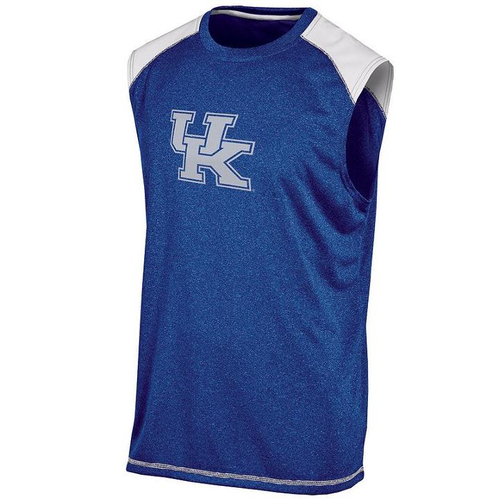 Men's Champion Kentucky Wildcats Colorblock Muscle Tee, Size: Medium, Blue Other