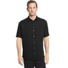 Big & Tall Van Heusen Classic-fit Striped Dobby Button-down Shirt, Men's, Size: 3xb, Black